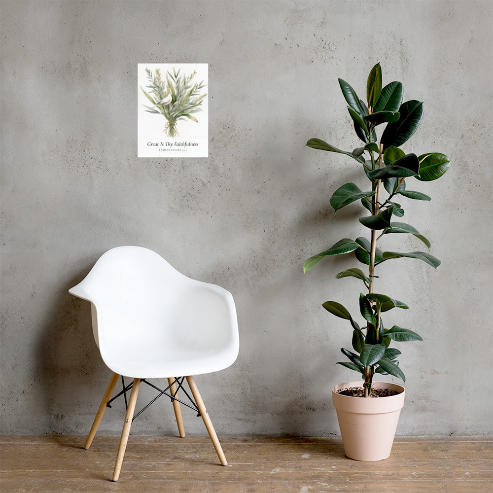 Great Is Thy Faithfulness Wall Art Print